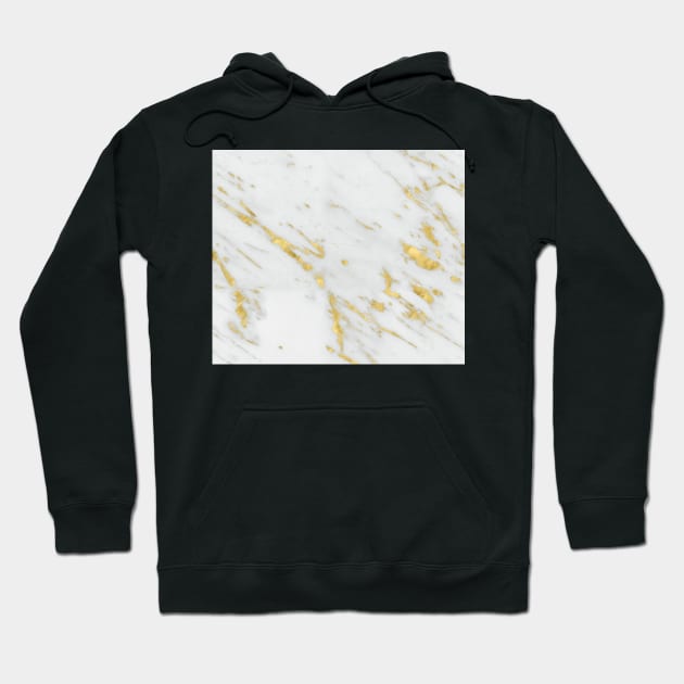 Treviso gold marble Hoodie by marbleco